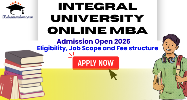 Integral University Online MBA
